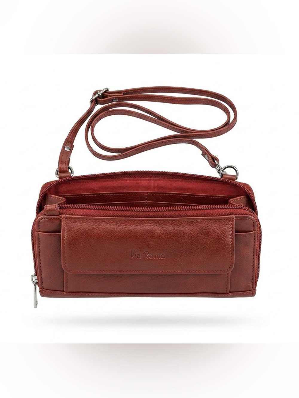 Rectangular oversized wallet purse